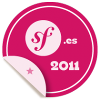 ob娱乐下载2011年Symfony西班牙会议与会者徽章