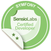 SensioLabs认证Symfony开发ob娱乐下载人员(高级)徽章