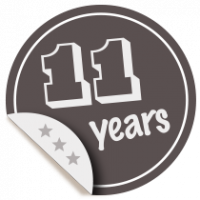 十一年会员徽章