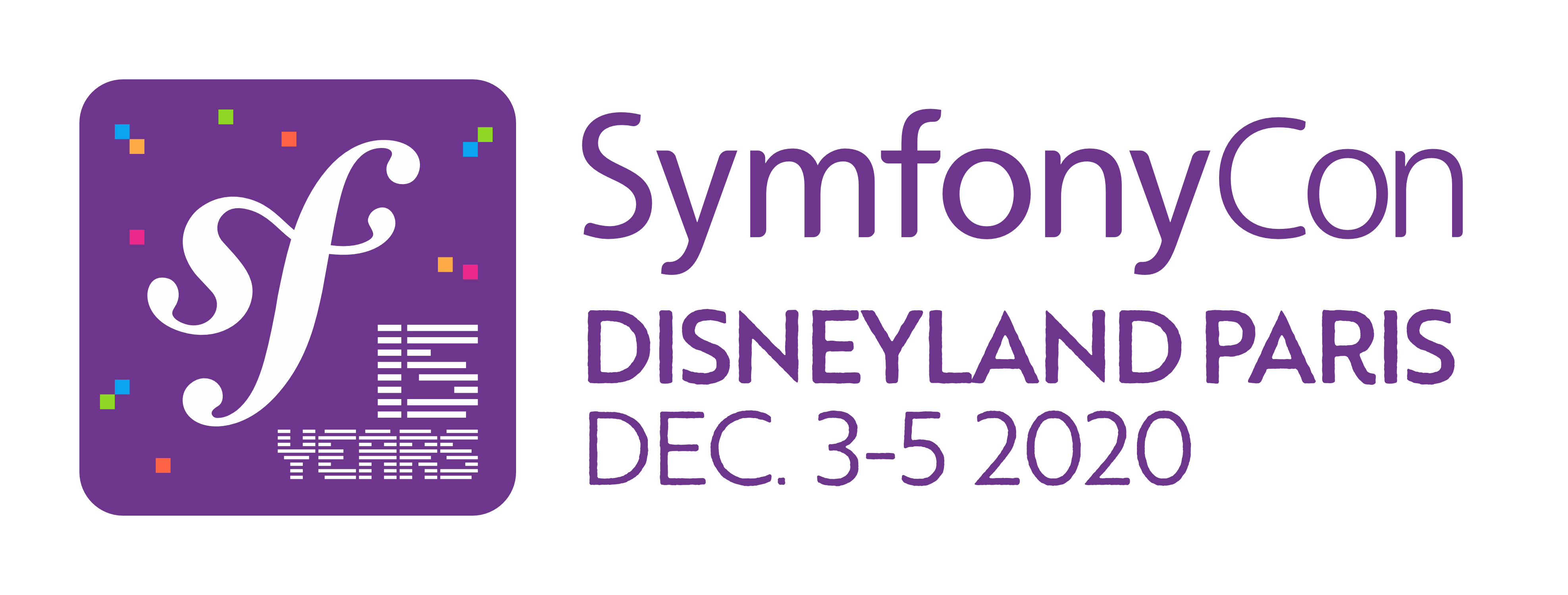 ob娱乐下载SymfonyCon巴黎迪斯尼乐园2020年大会的标志